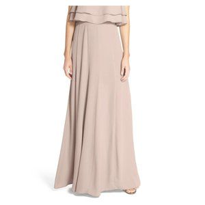 Show Me‎ Your Mumu Princess Ariel A-Line Maxi Skirt Beige XXS
